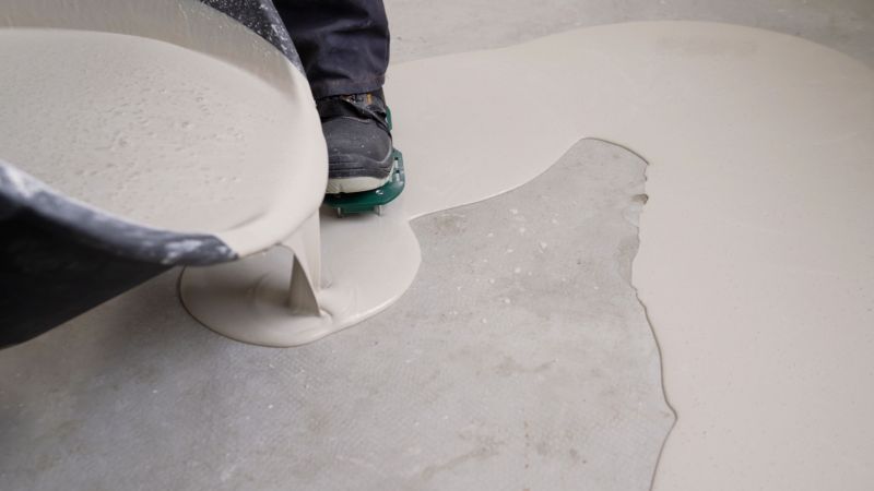 Poured Concrete Installation detail